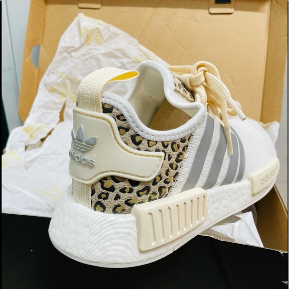 adidas Originals Shoes New Adidas Originals Nmd R Animal Print Leopard Sneakers White 6 65 8